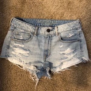 American eagle ripped Jean shorts